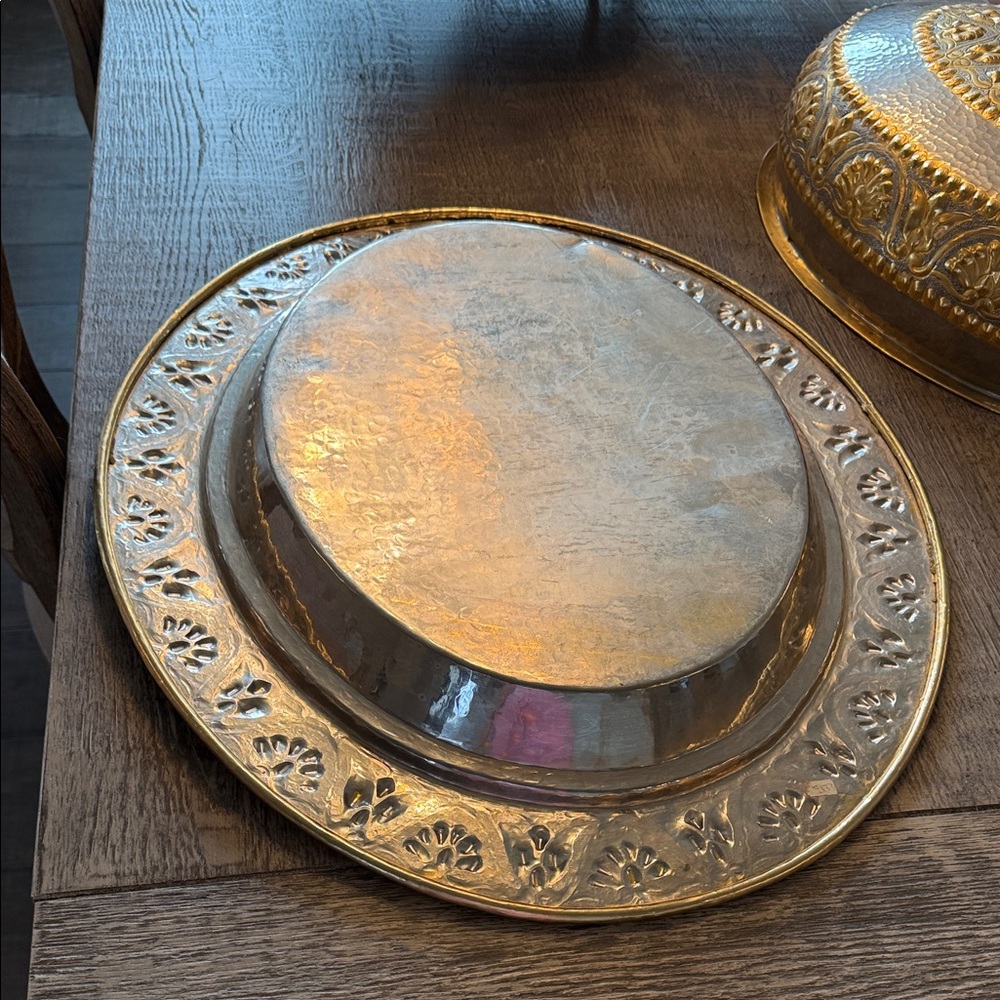 Vintage antique large serving dish - Picture 12 of 17